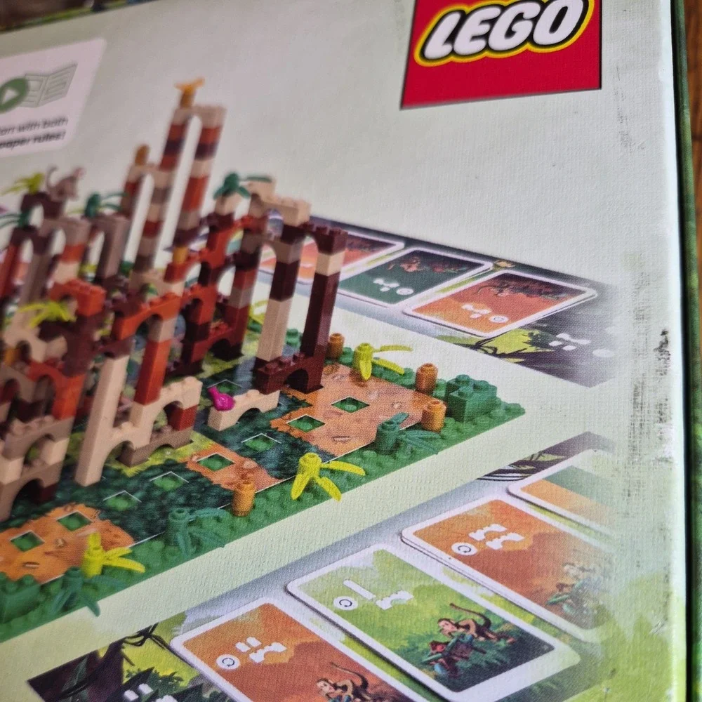 LEGO The Monkey Palace Board Game Used InComplete Set no figures no guarantees